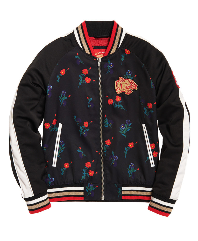 Black Floral Print