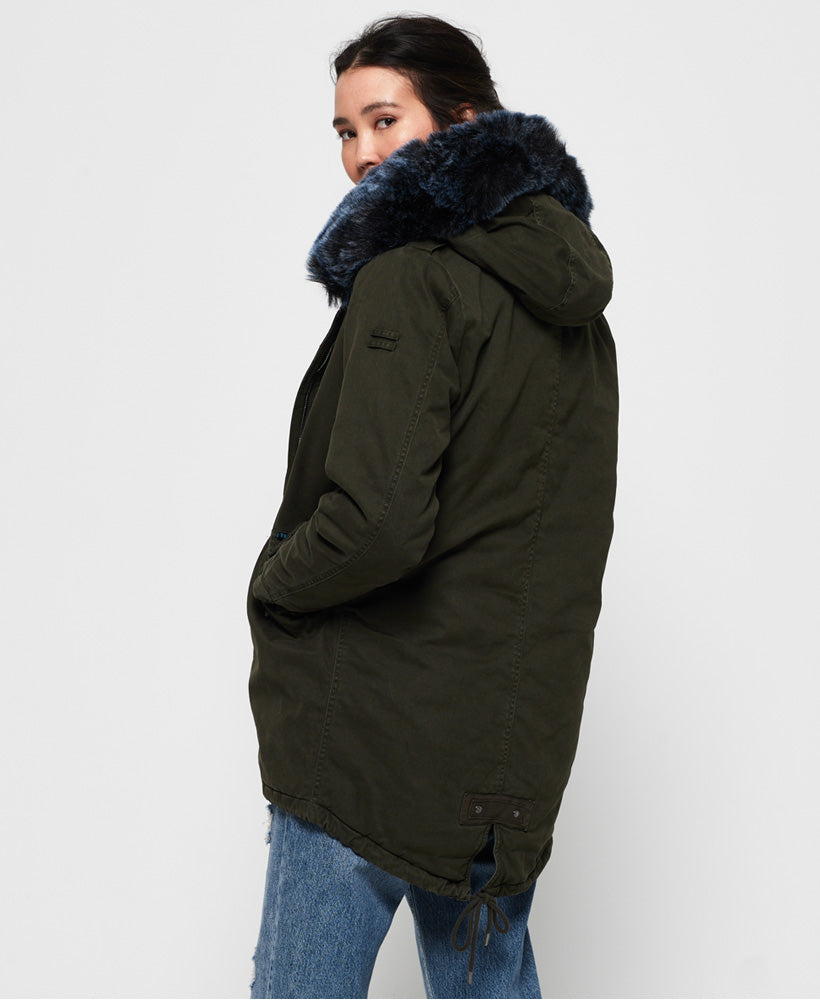 Khaki/Blue Fur
