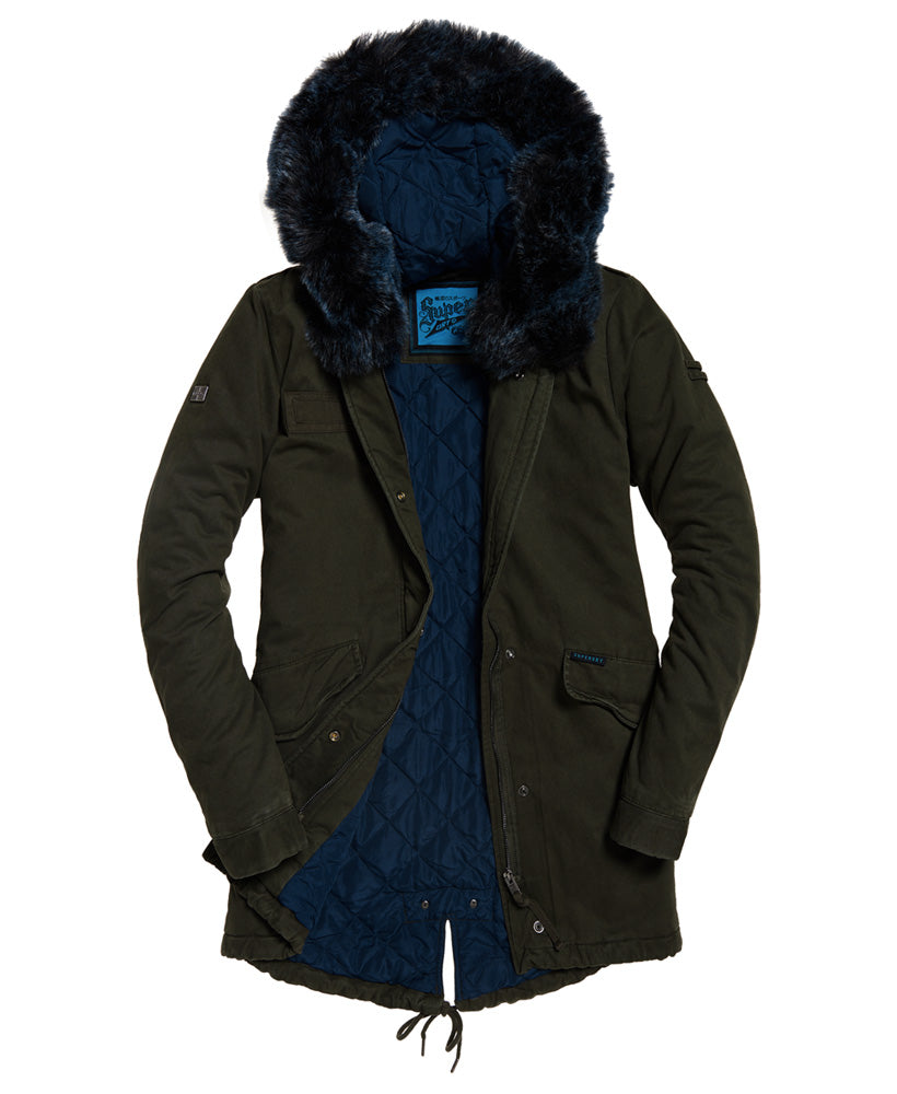 Khaki/Blue Fur