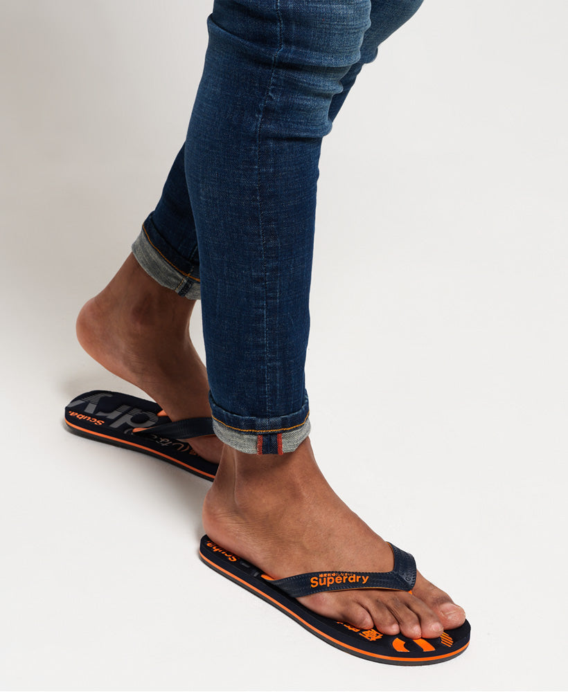 Scuba Faded Logo Flip Flop Mens