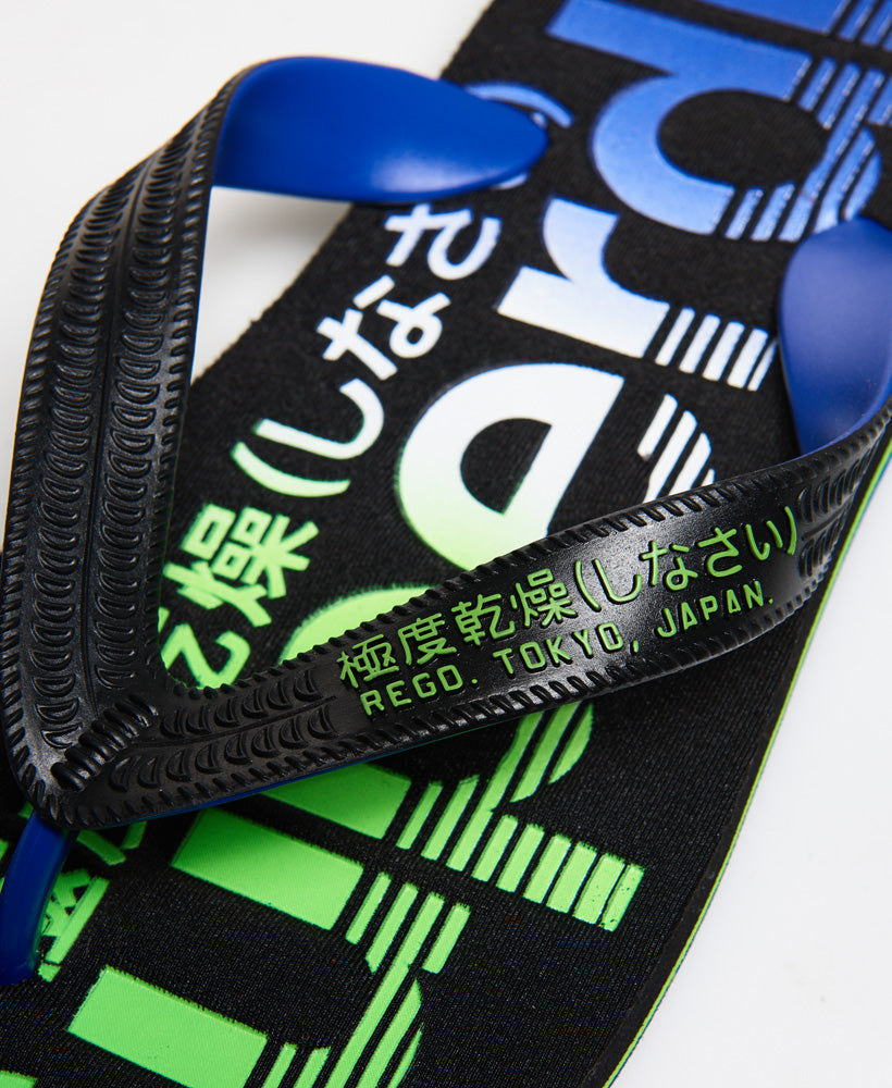 Scuba Faded Logo Flip Flop Mens
