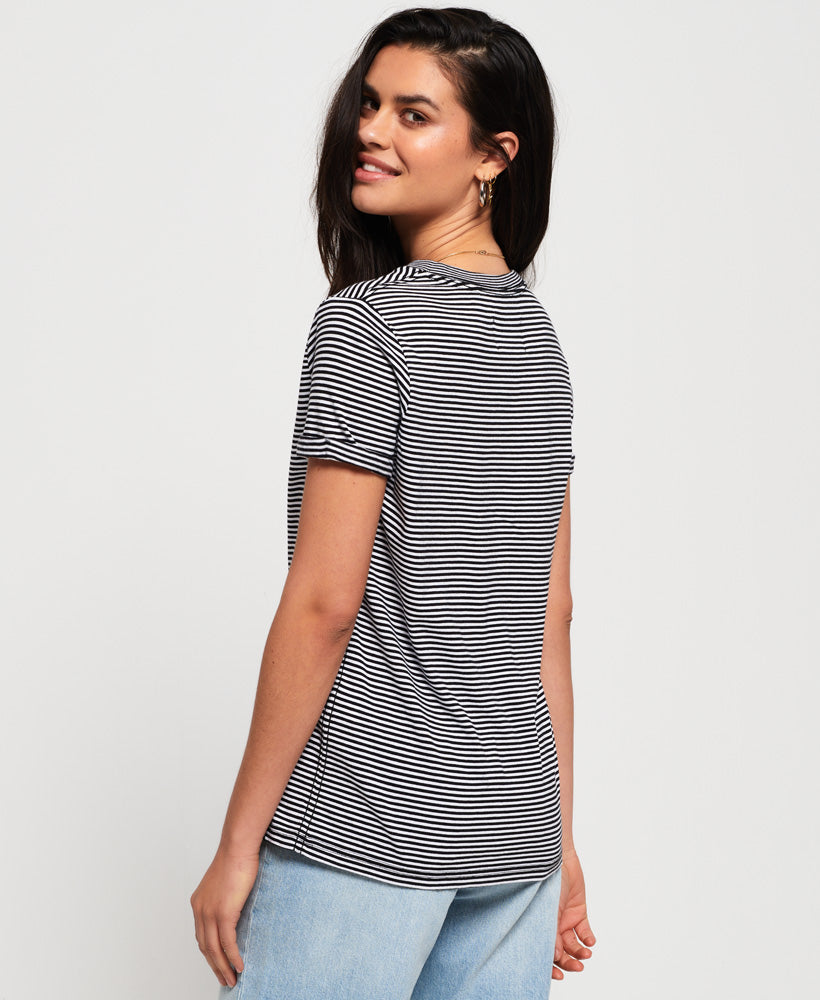 Black Mini Stripe