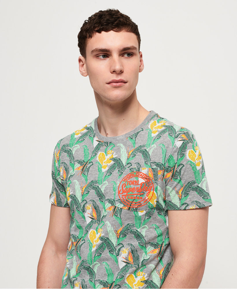 Aop Ticket Type Pkt Lite Tee Mens