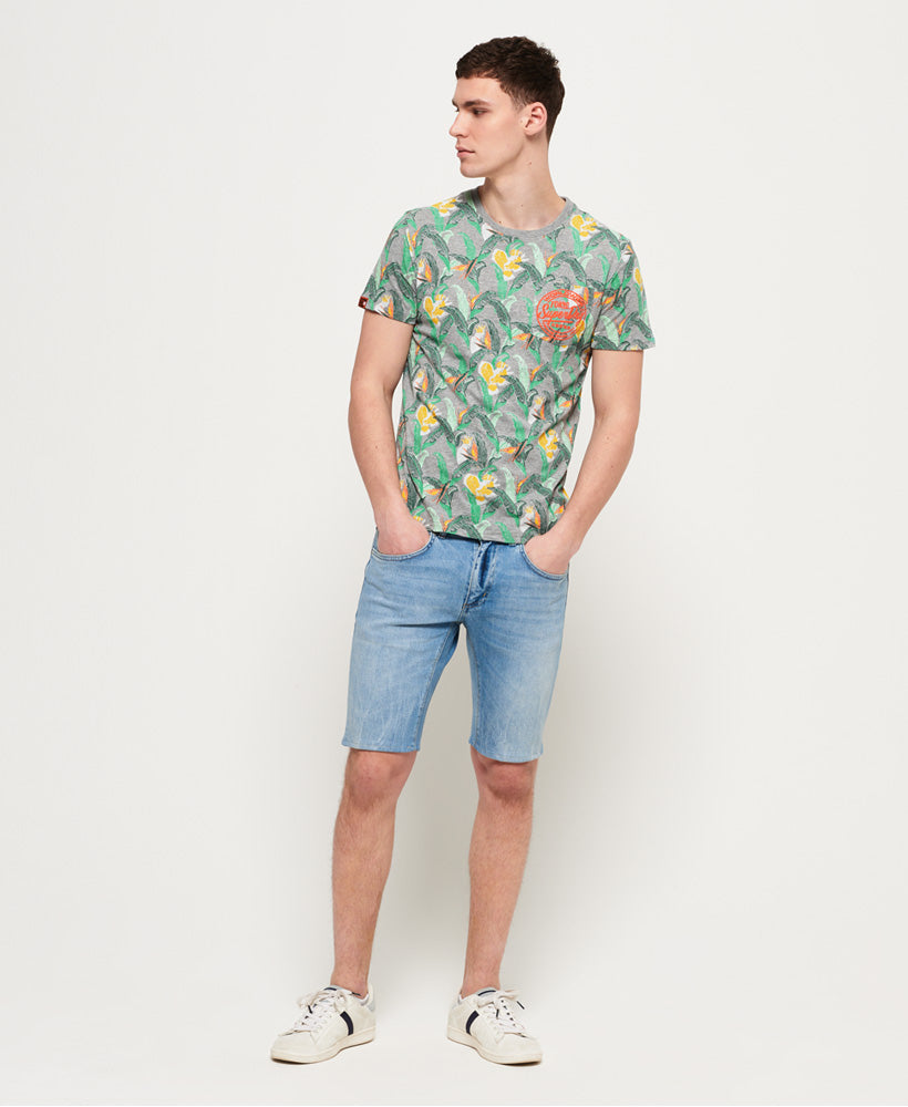 Aop Ticket Type Pkt Lite Tee Mens