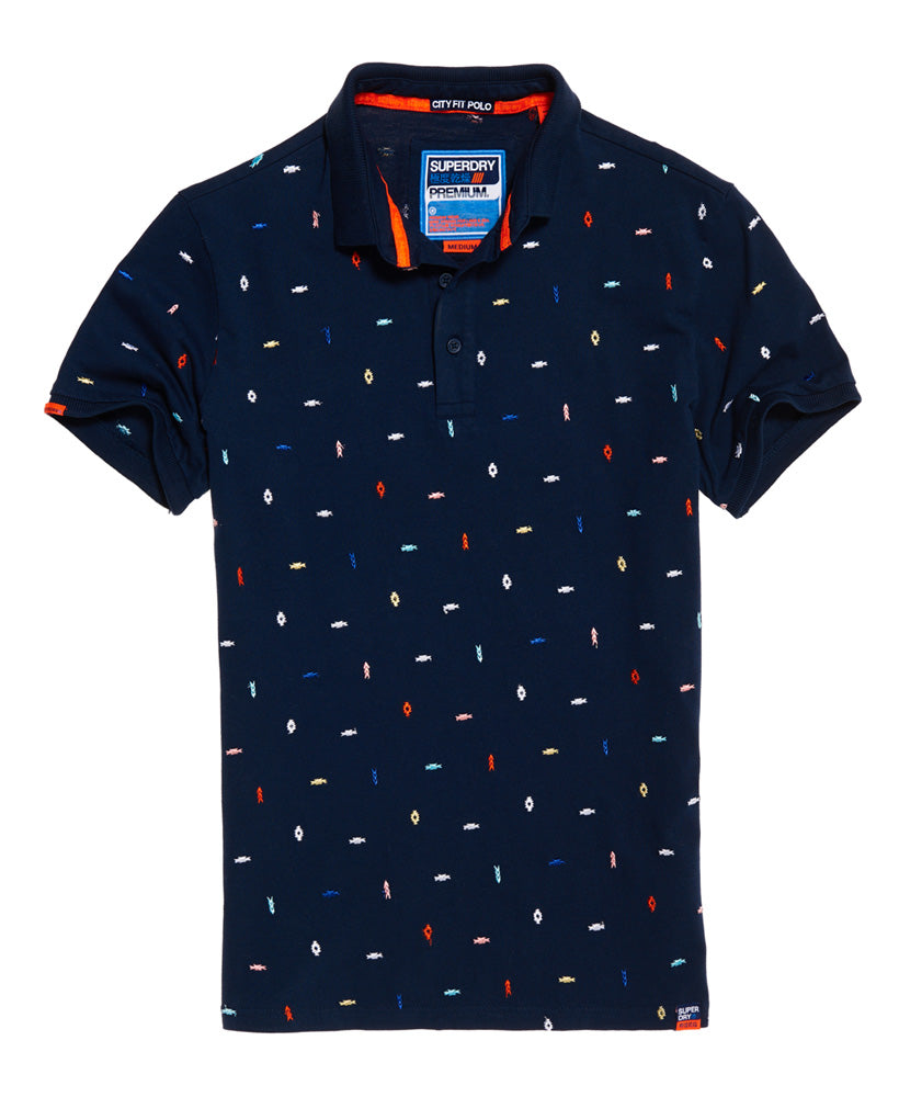 City State Embroidery Polo Mens