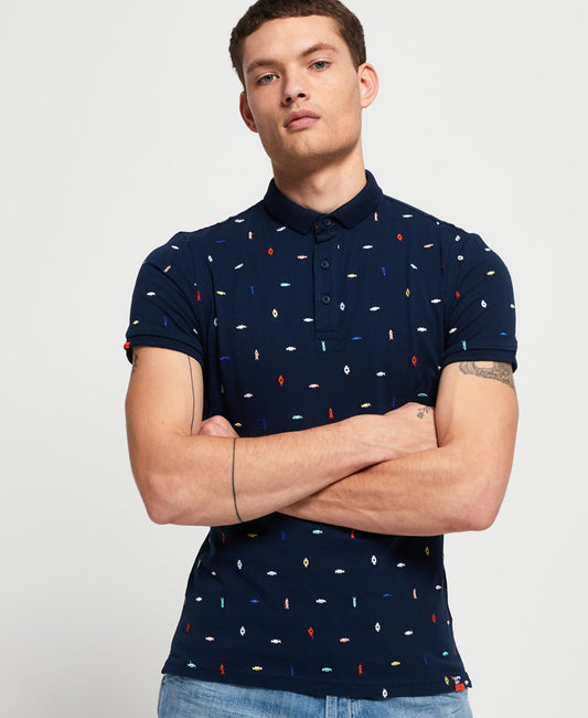 City State Broderie Polo Homme