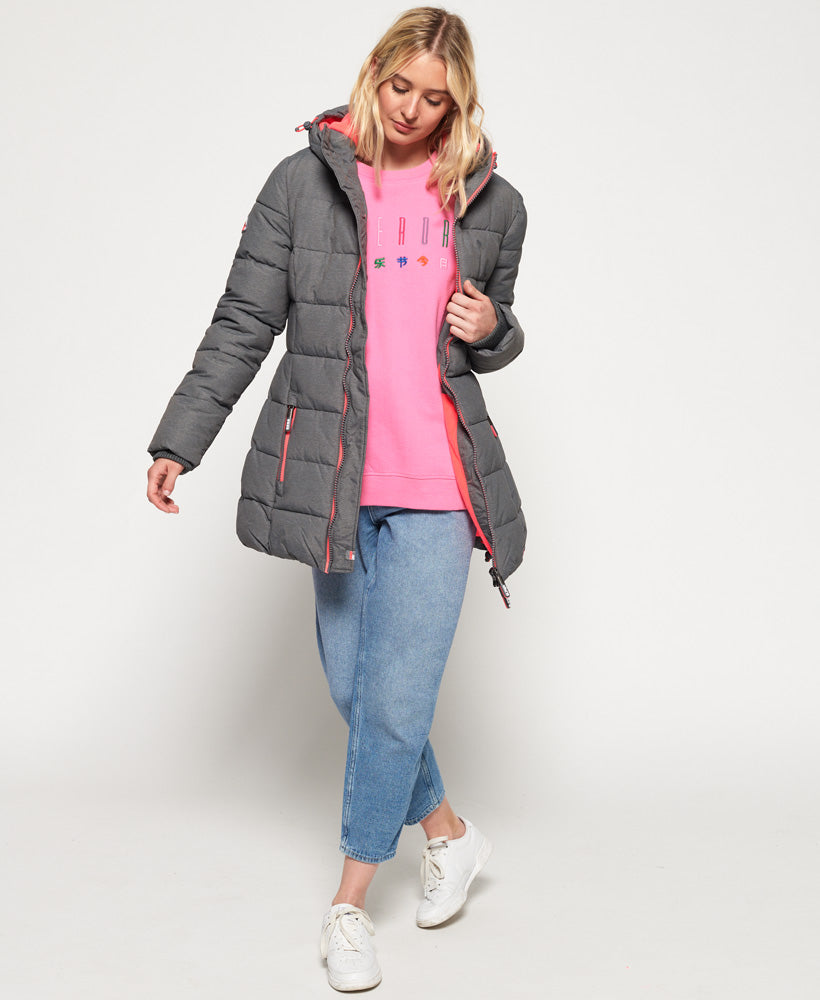 Night Grey Marl/Fluro Flamingo