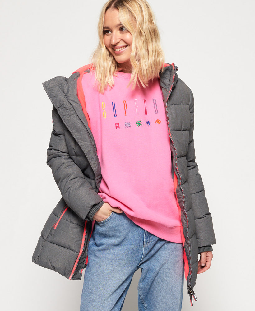 Night Grey Marl/Fluro Flamingo