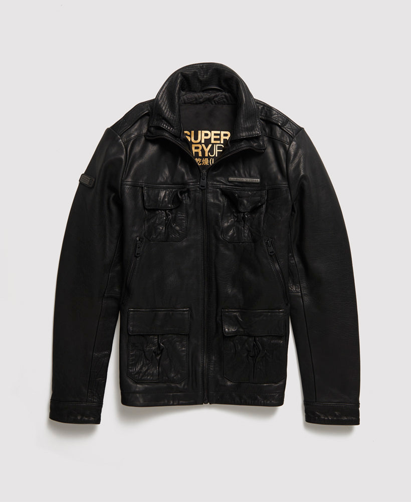 Icon Brad Leather Jacket Mens