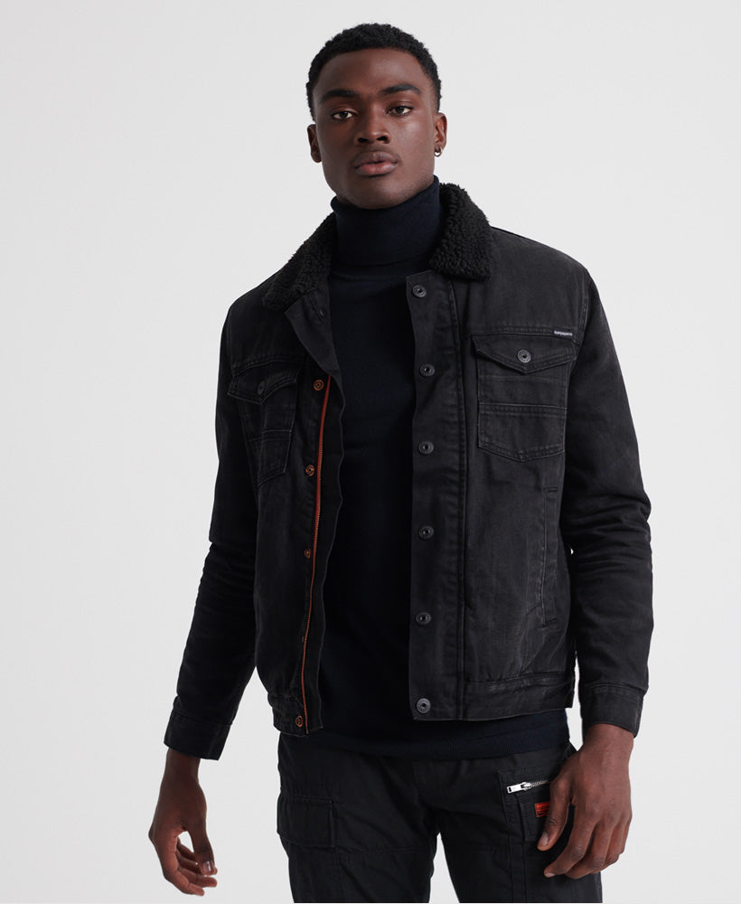 Hacienda Sherpa Denim Jacket Mens