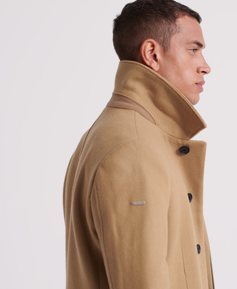 Edit Wool Car Coat Mens