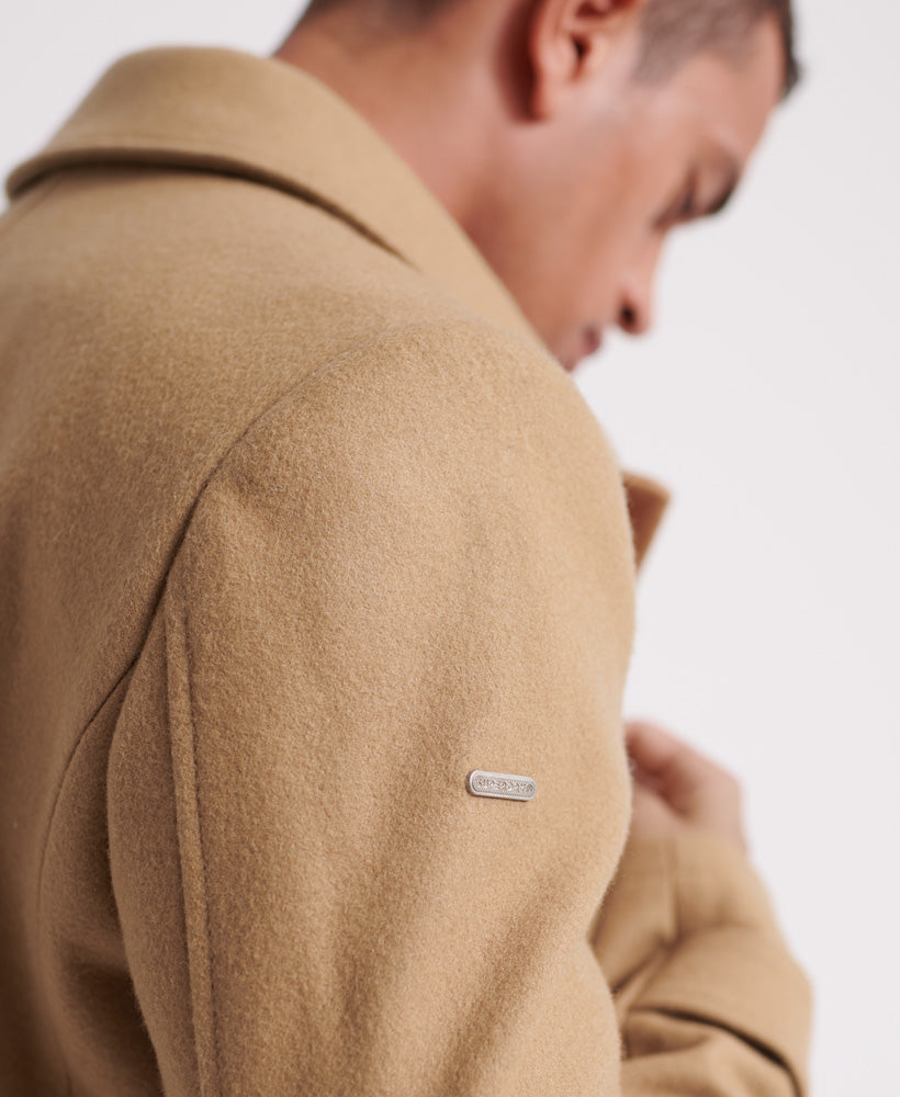 Edit Wool Car Coat Mens