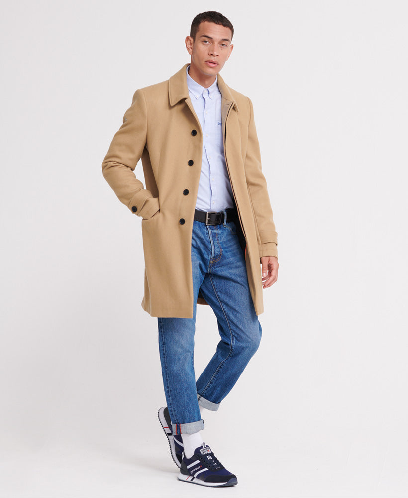 Edit Wool Car Coat Mens