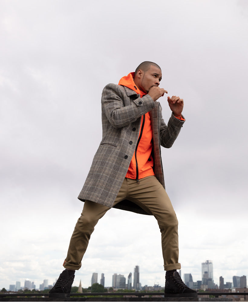 Edit Wool Car Coat Mens