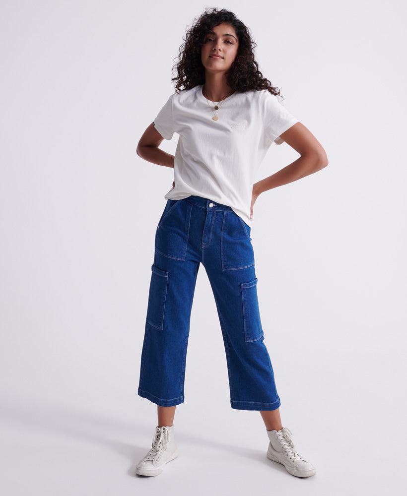 wide leg utility Womens