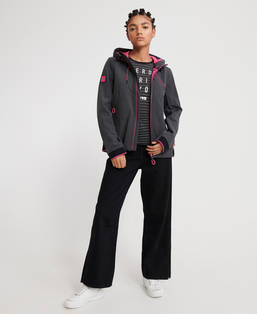 Dark Charcoal Marl/Berry Pink