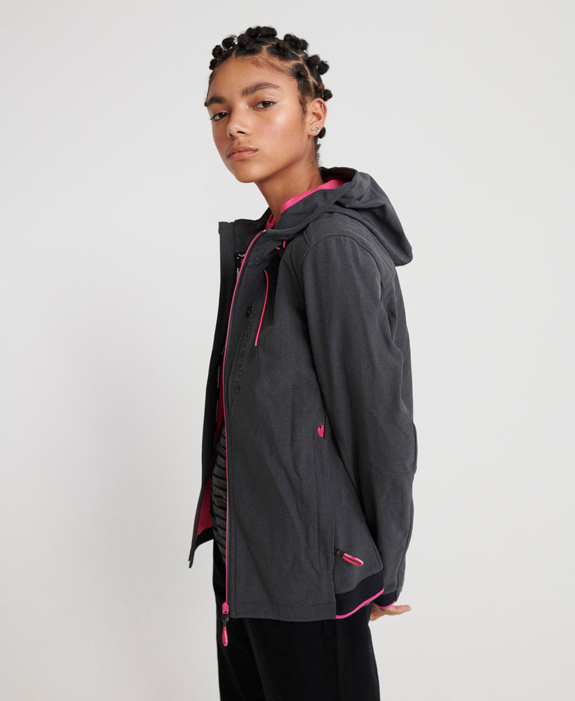 Dark Charcoal Marl/Berry Pink
