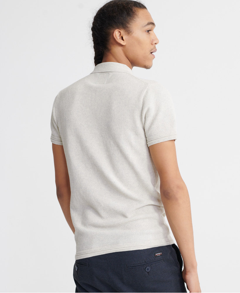 Edit S/S Knitted Polo Mens
