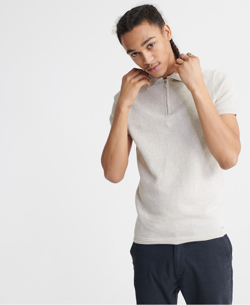 Edit S/S Knitted Polo Mens