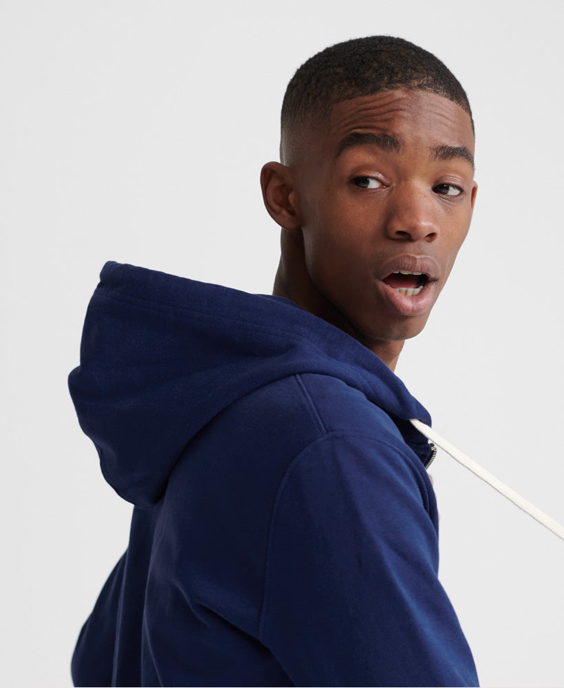 The Standard Label Zip Hood Mens