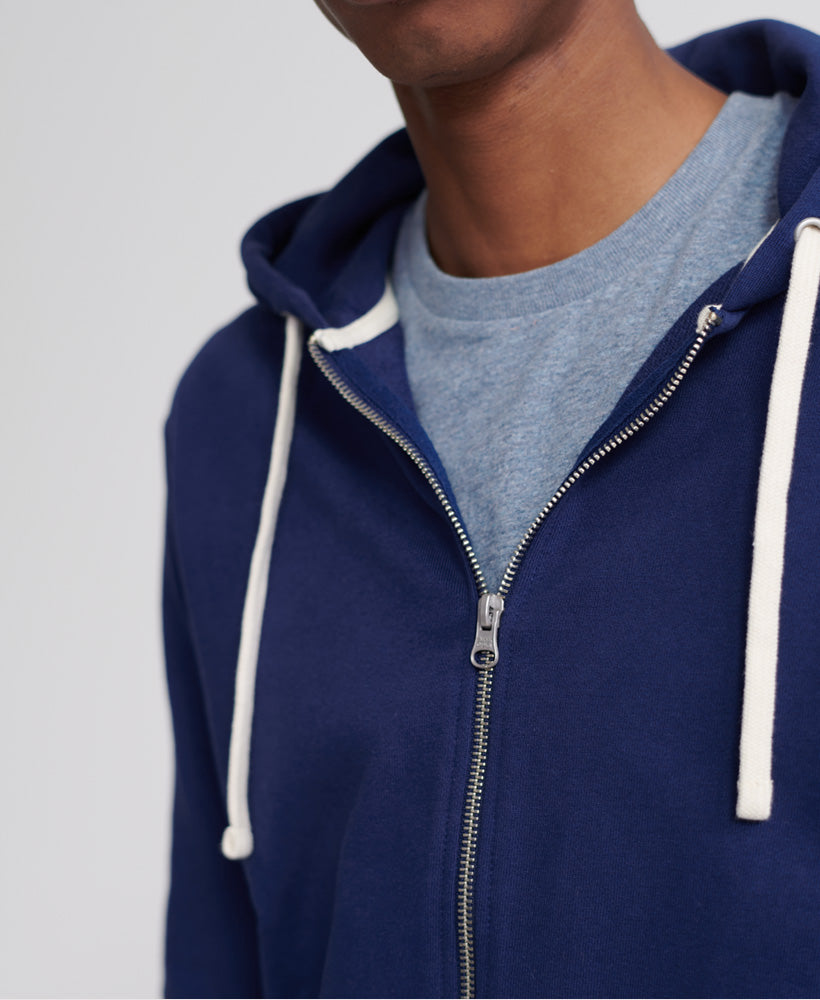 The Standard Label Zip Hood Mens