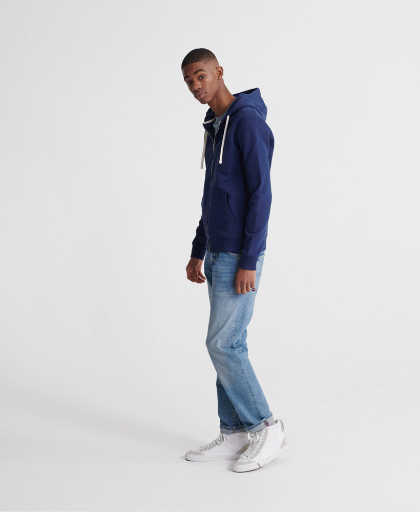 The Standard Label Zip Hood Mens