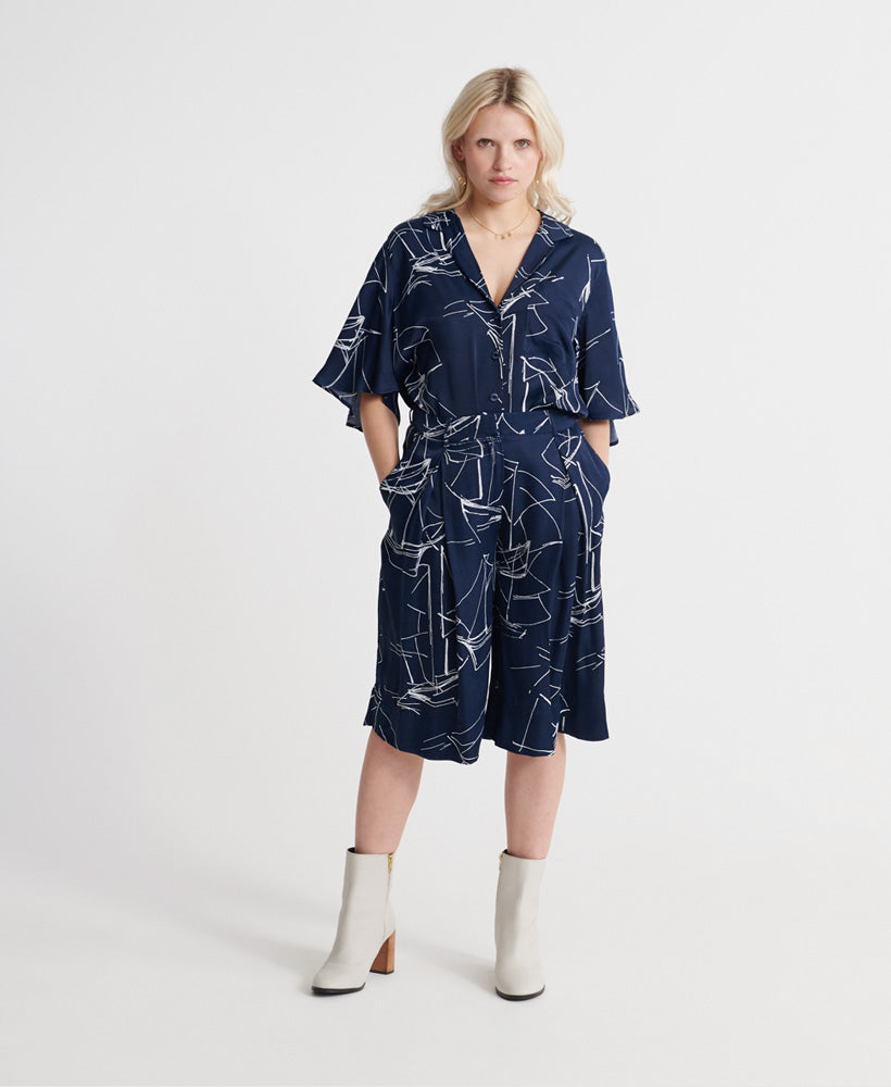 Navy Print
