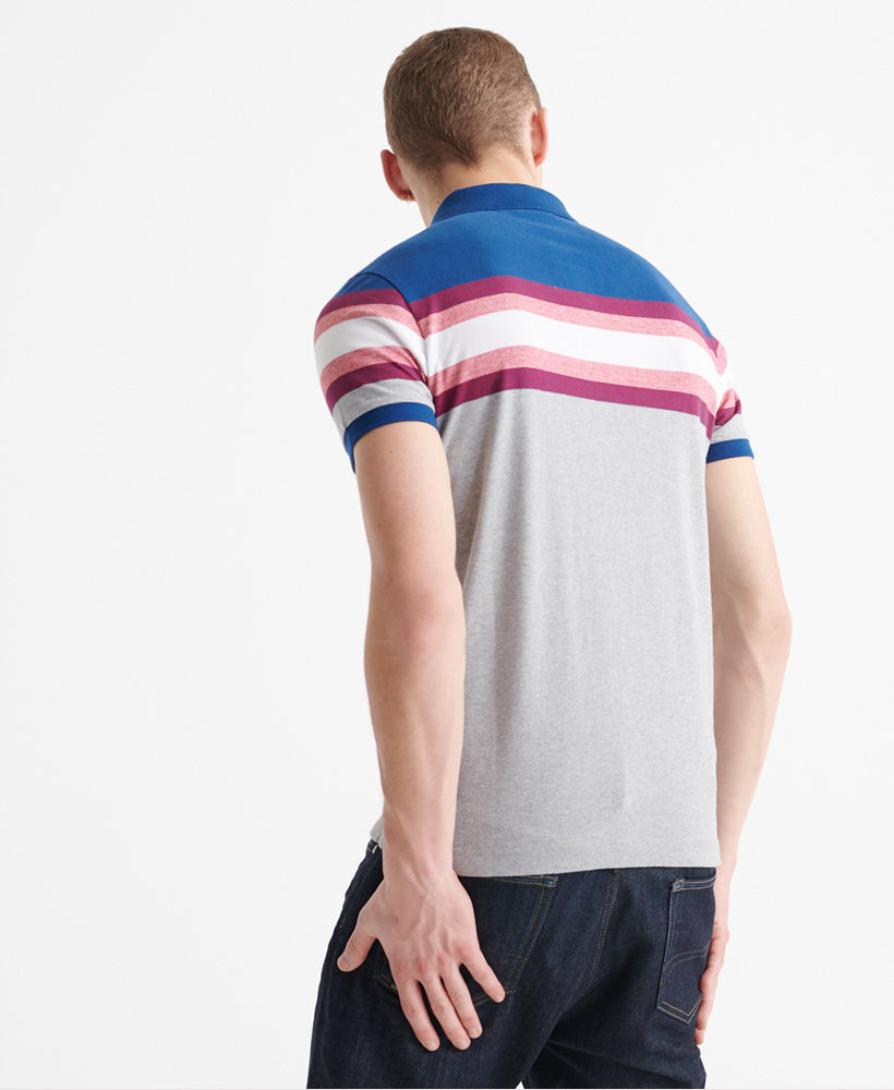 Malibu Stripe Polo Mens