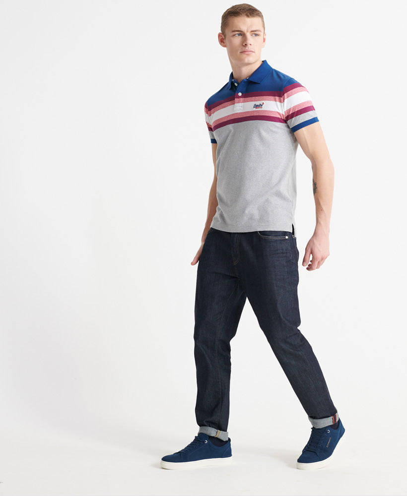 Malibu Stripe Polo Mens