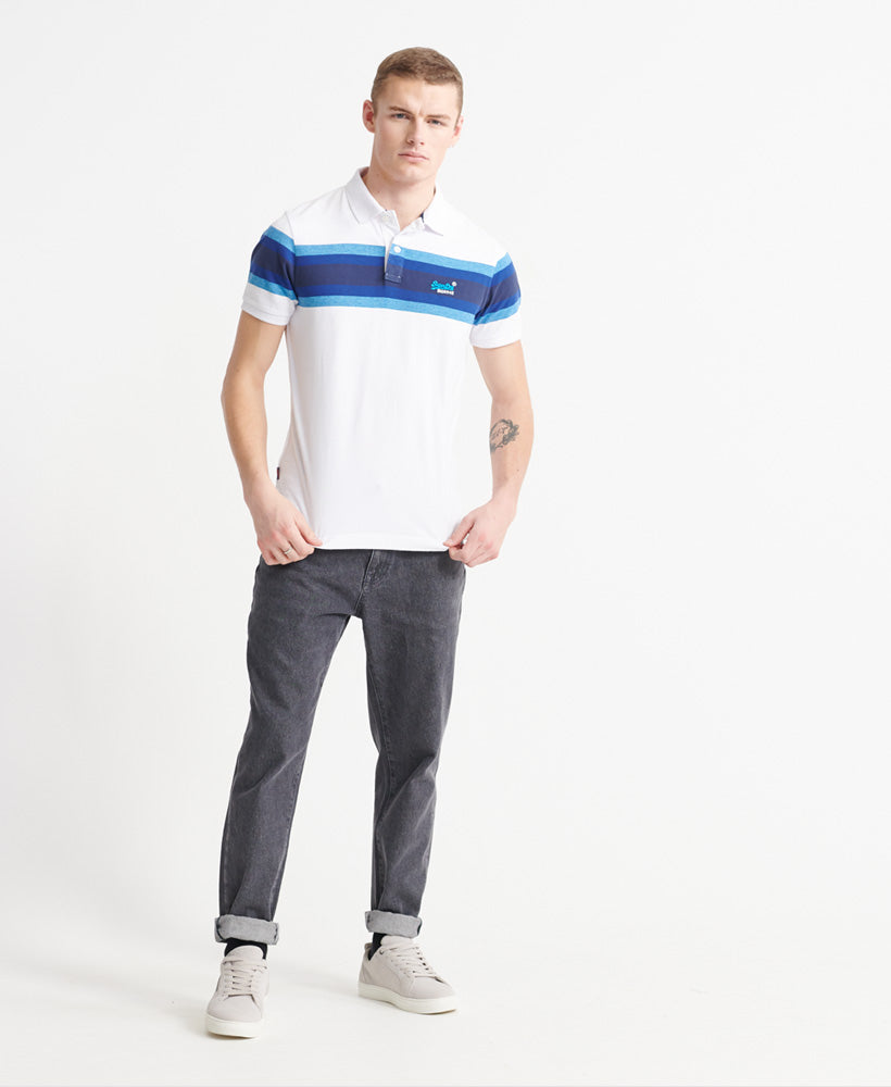 Malibu Stripe Polo Mens