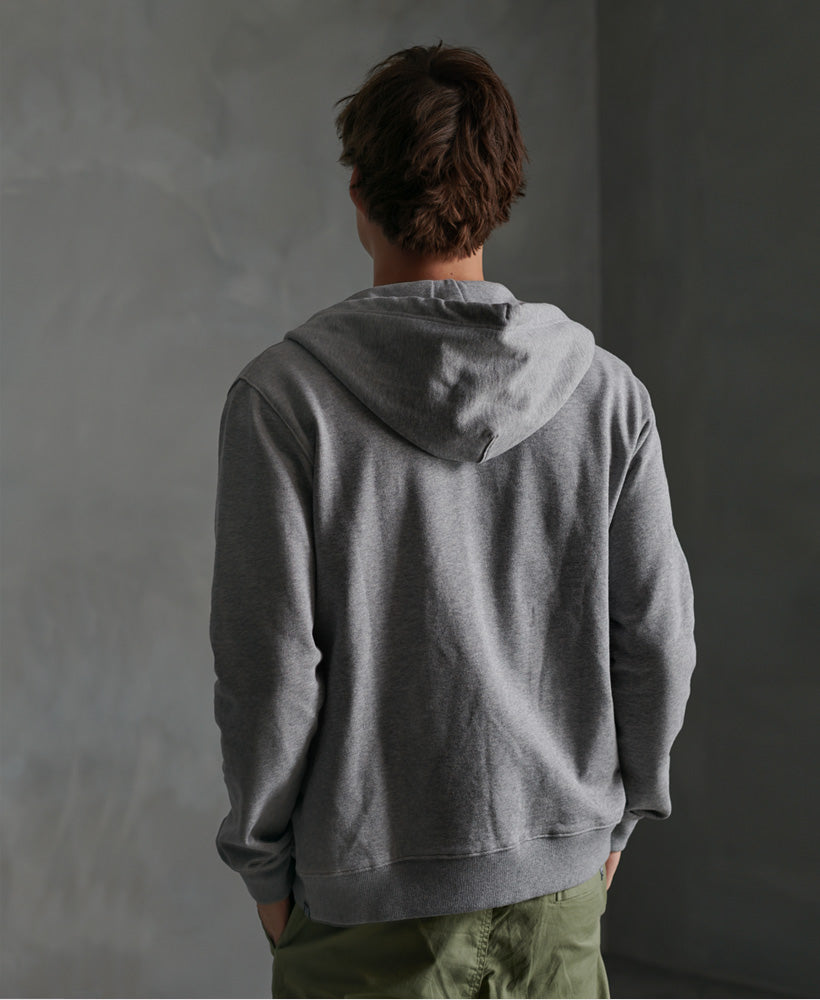 The Standard Label Zip Hood Mens
