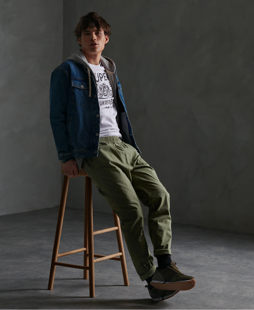 The Standard Label Zip Hood Mens