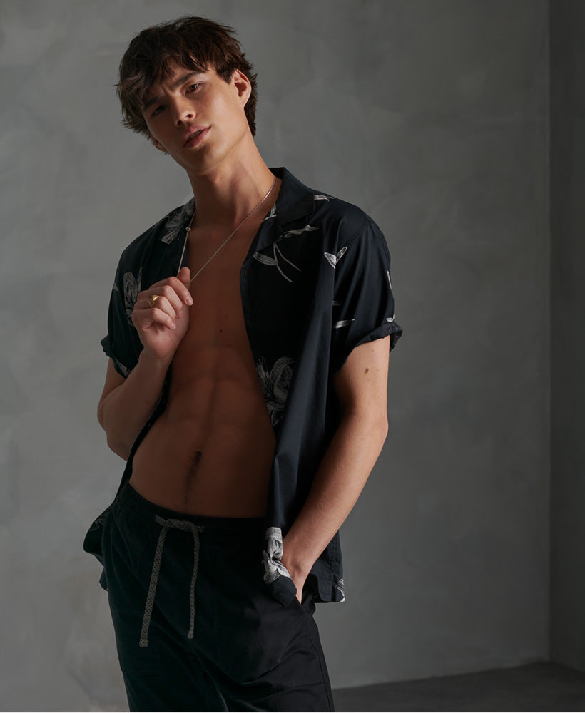 Hawaiian Box S/S Shirt Mens