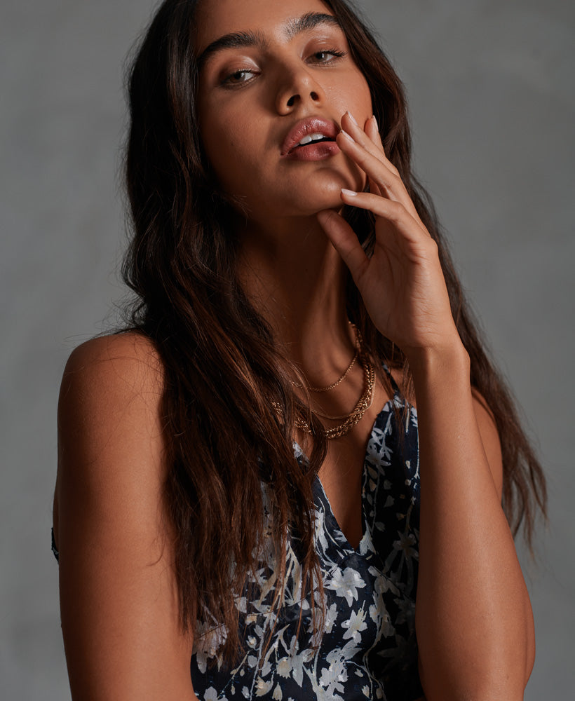 Navy Floral