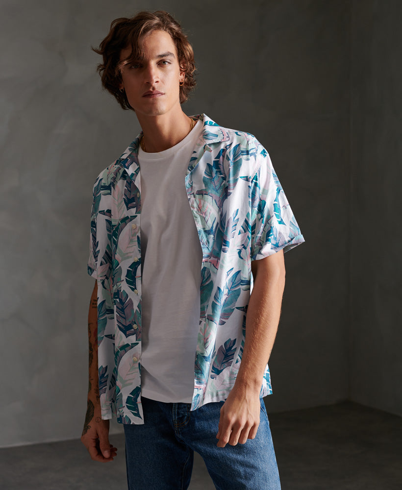 Hawaiian Box S/S Shirt Mens