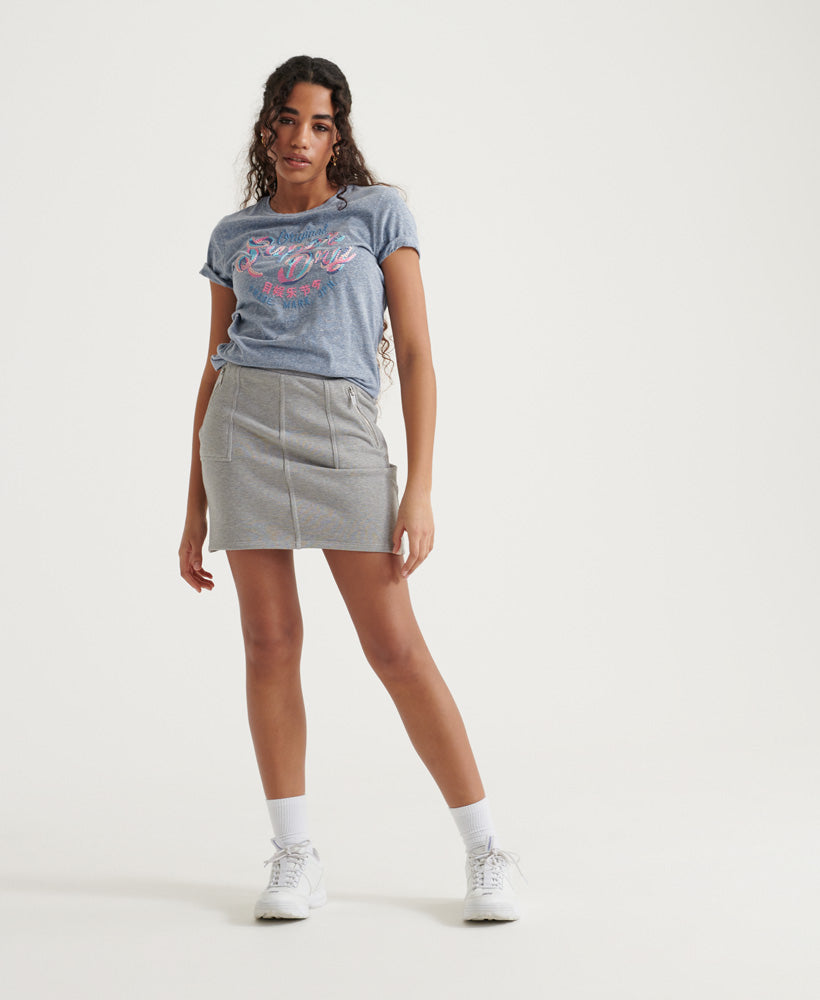 No Multi Embroidery Entry Tee Womens