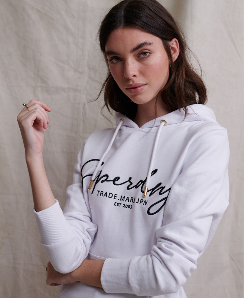 Alice Script Emb Entry Hood Ub Womens