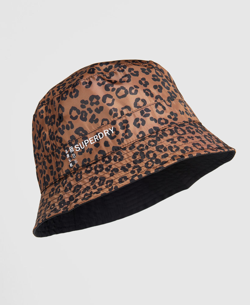 Nylon Reversible Bucket Hat Womens