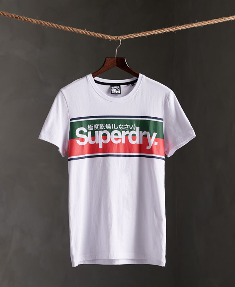 Core Logo Stripe Tee Mens