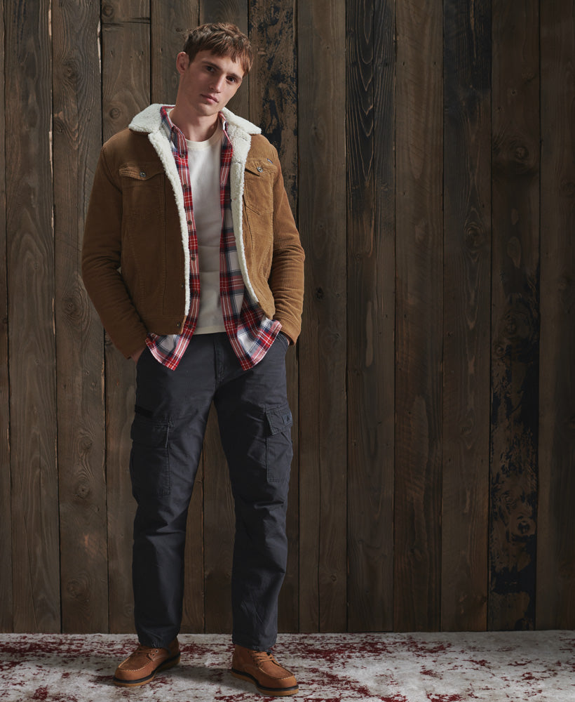 Highwayman Cord Sherpa Trucker Mens