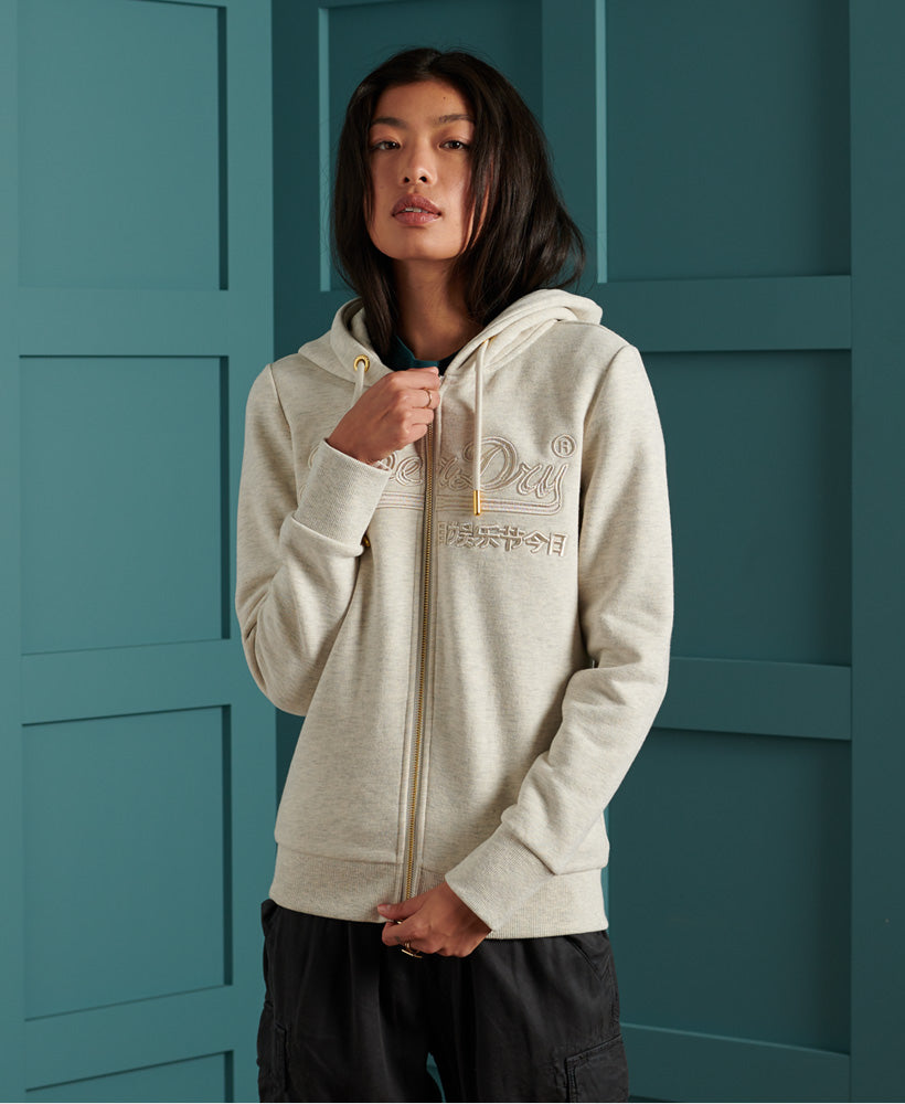Vl Tonal Emb Ziphood Womens