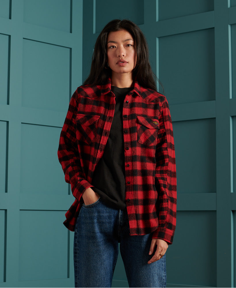 Buffalo Flannel Shirt Womens