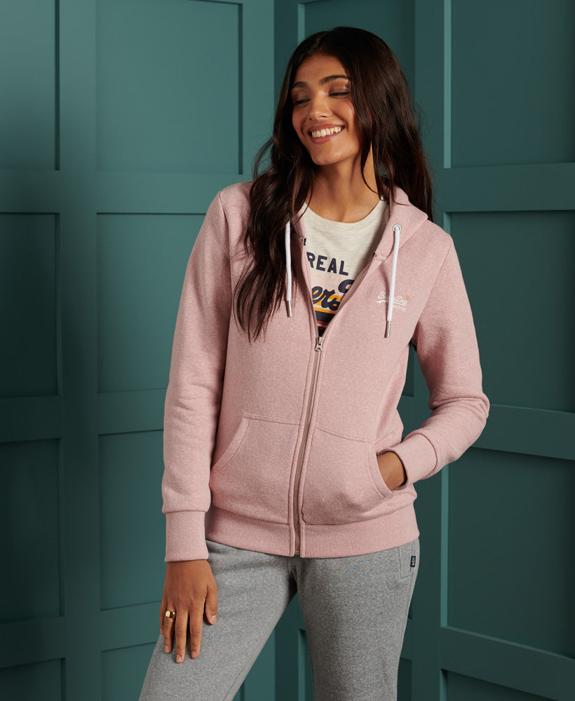 Orange Label Zip Hood Womens