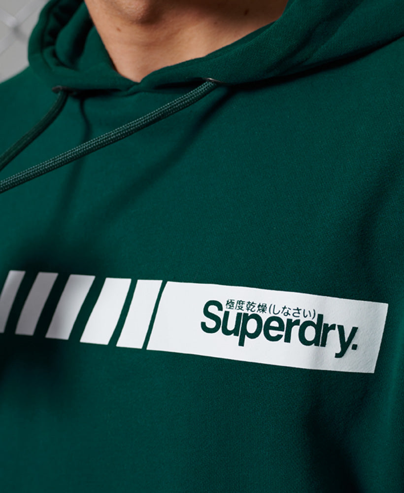 Core Logo Sport Stripe Hood Mens