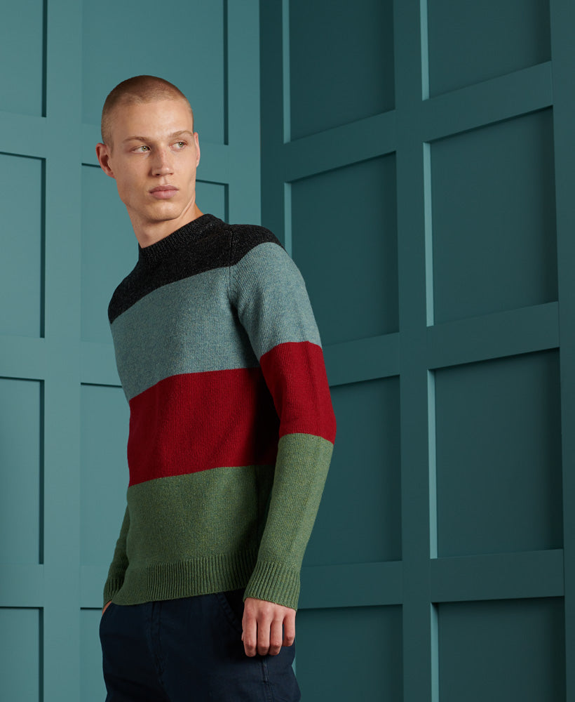Harlo Colourblock Crew Mens