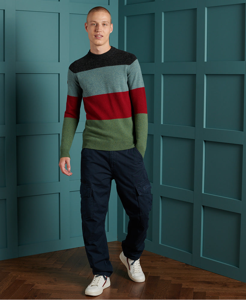 Harlo Colourblock Crew Mens