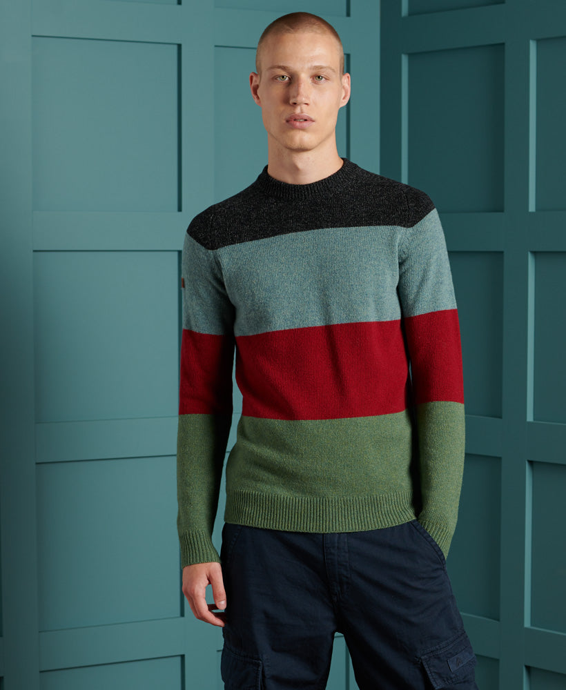 Harlo Colourblock Crew Mens