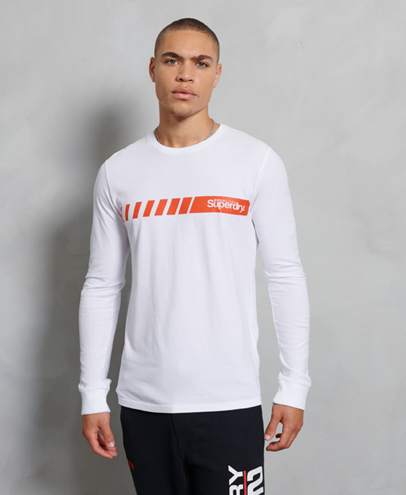 Core Logo Sport Stripe Top Mens