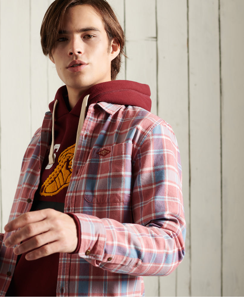 Sun Faded Lumberjack Shirt Mens