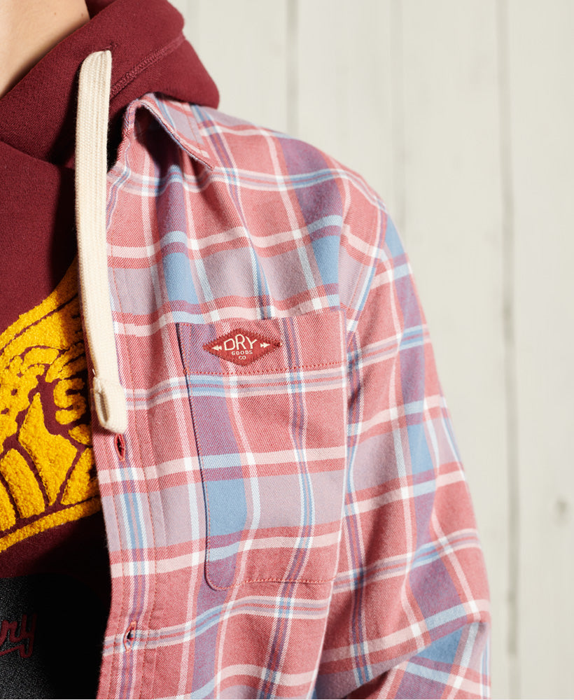 Sun Faded Lumberjack Shirt Mens